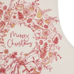 Victoria Eggs Christmas Wreath Apron