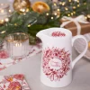 Victoria Eggs Christmas Wreath Half Pint Jug