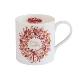 Victoria Eggs Christmas Wreath Mug