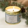 Toasted Crumpet Clementine & Clove Candle in a Matte Gold Tin