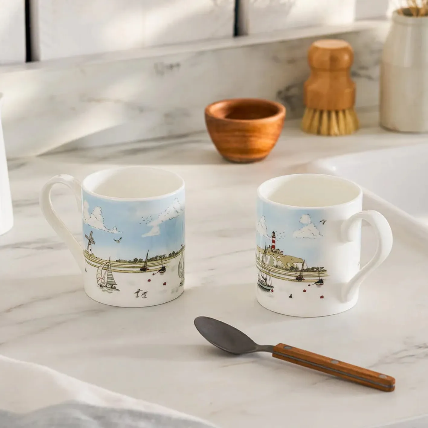Sophie Allport Coastal Boats Mug