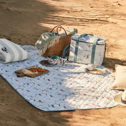 Sophie Allport Coastal Boats Picnic Blanket