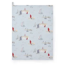 Sophie Allport Coastal Boats Tea Towel