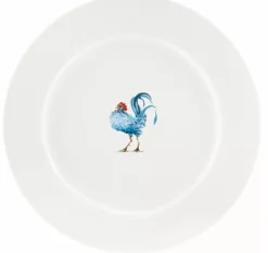 Jane Abbott Designs Cockerel 8 inch Bone China Plate
