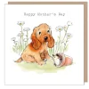 Paper Shed Design Cocker Spaniel & Hedgehog Mother's Day Card
