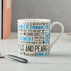 Victoria Eggs Cockney Rhyming Slang Mug