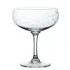 The Vintage List Cocktail Glass with Fern Design by