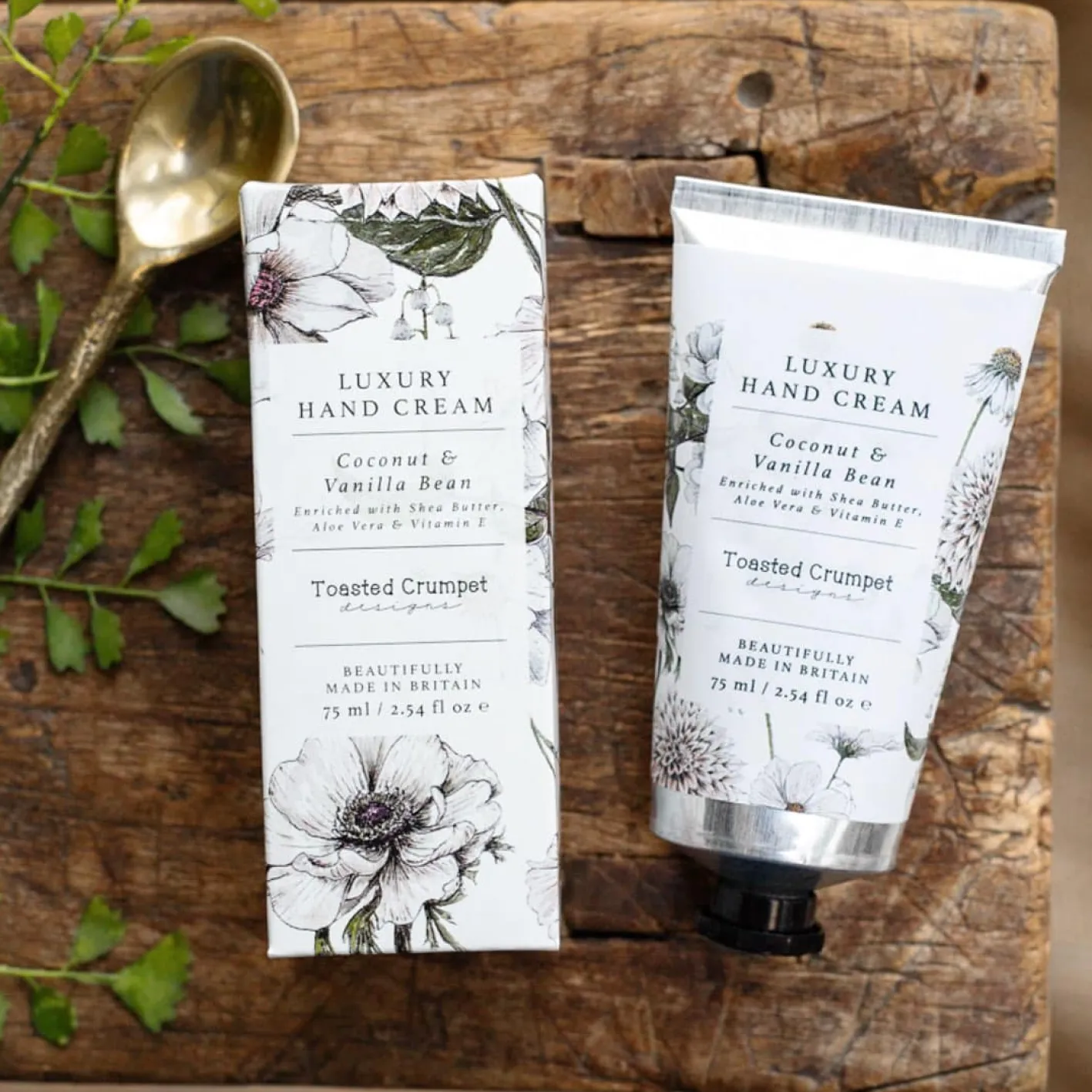 Toasted Crumpet Coconut & Vanilla Bean Luxury Hand Cream 75ml