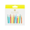 Talking Tables Colored Flame Birthday Candles - 12 pack