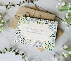 Becky Amelia Congratulations on Your Wedding Day Greetings Card
