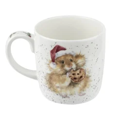 Wrendale Designs Cookies for Santa Bone China Mug