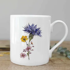 Toasted Crumpet Cornflower Bone China Mug Boxed