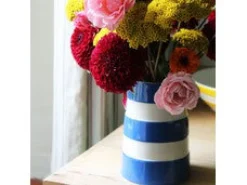 Cornishware Lighthouse Medium Blue Vase