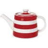 Cornishware Rosie Teapot - Red