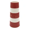 Cornishware Tall Lighthouse Red Vase
