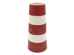 Cornishware Tall Lighthouse Red Vase