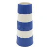 Cornishware Tall Lighthouse Blue Vase