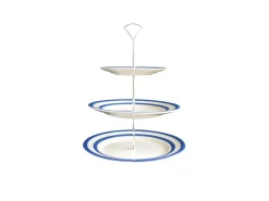 Cornishware Three-Tier Cake Stand