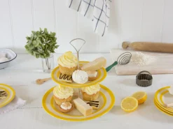Cornishware Two-Tier Cake Stand