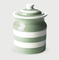 Cornishware Willow Green Storage Jar 84cl