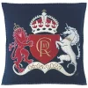 Jan Constantine Coronation Lion & Unicorn Pillow