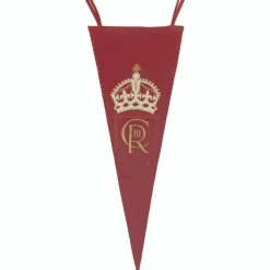 Jan Constantine Coronation Pennant Red