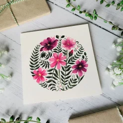 Becky Amelia Cosmos Greeting Card