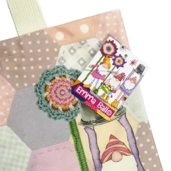 Emma Ball Crafting Gnomes Canvas Tote Bag