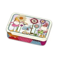 Emma Ball Crafting Gnomes Set of 6 Stitch Markers in a Pocket Tin