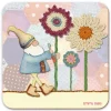 Emma Ball Crochet Gnomes Coaster