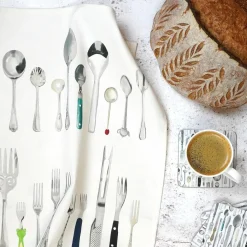 Corinne Alexander Cutlery Draw Tea Towel by