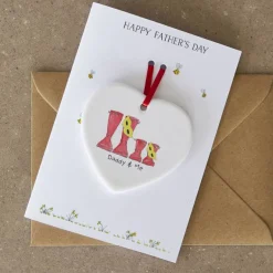 This Is Nessie Daddy & Me Superhero Keepsake Father's Day Card