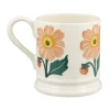 Emma Bridgewater Dahlia Hand-Stamped 1/2 Pint Mug