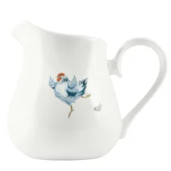Jane Abbott Designs Dancing Hen Bone China Fat Jug - Small