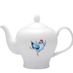 Jane Abbott Designs Dancing Hen Bone China Teapot