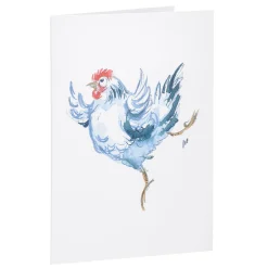 Jane Abbott Designs Dancing Hen Greeting Card