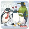 Emma Ball Dancing Penguins Coaster
