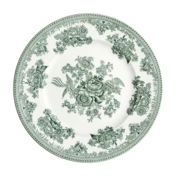 Burleigh Dark Green Asiatic Pheasant Medium Plate 8 3/4 in
