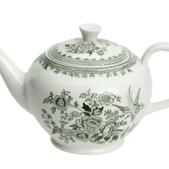 Burleigh Dark Green Asiatic Pheasants Teapot Large