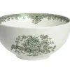 Burleigh Dark Green Asiatic Pheasants Small Footed Bowl - 6.25in/16cm