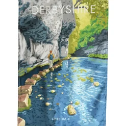 Town Towels Derbyshire - Chee Dale Tea Towel