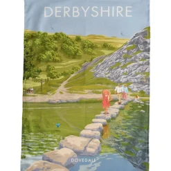 Town Towels Derbyshire - Dovedale Tea Towel