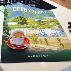 Town Towels Derbyshire - Matlock Bath Tea Towel