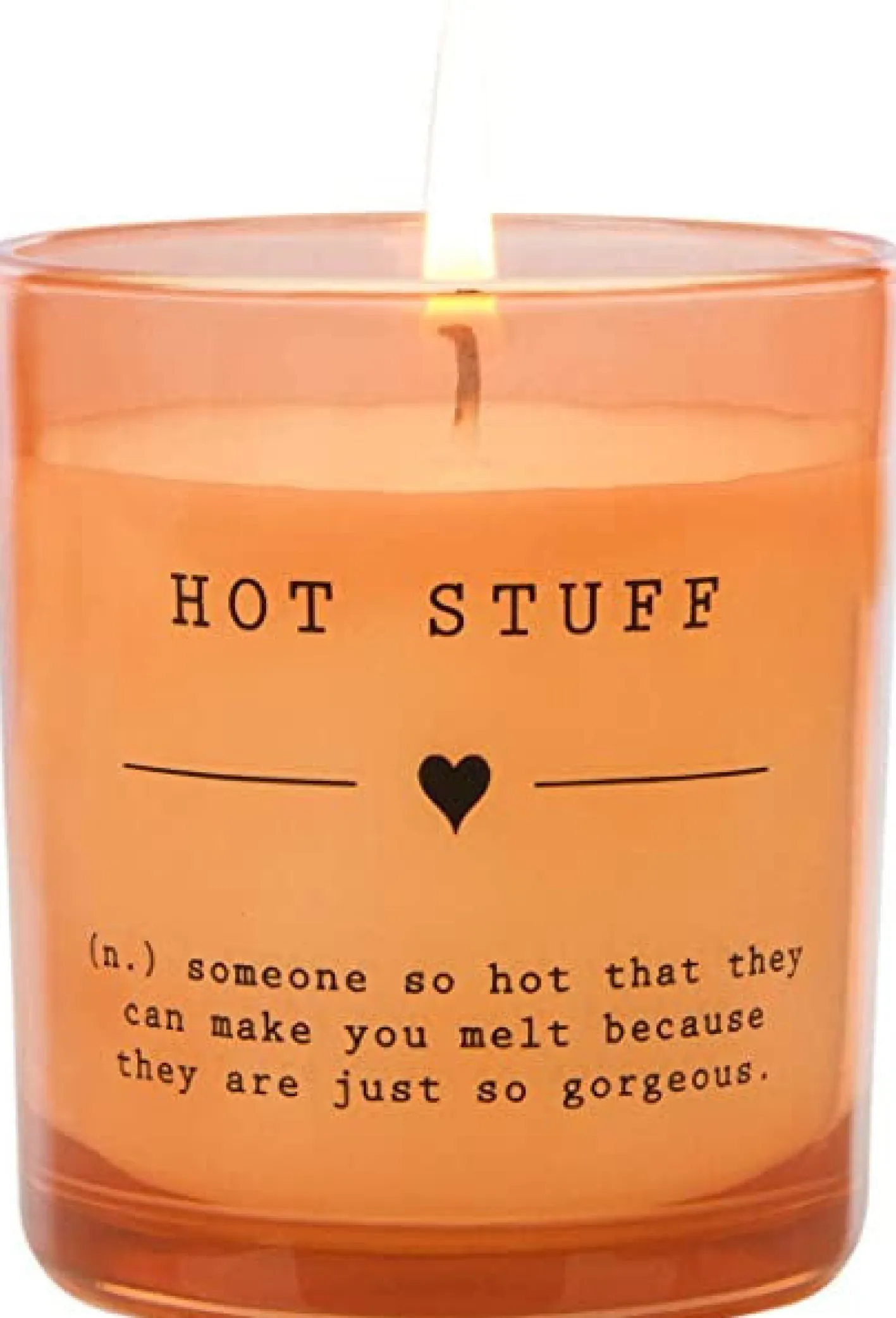 Wax Lyrical Dictionary Hot Stuff Small Candle in Glass