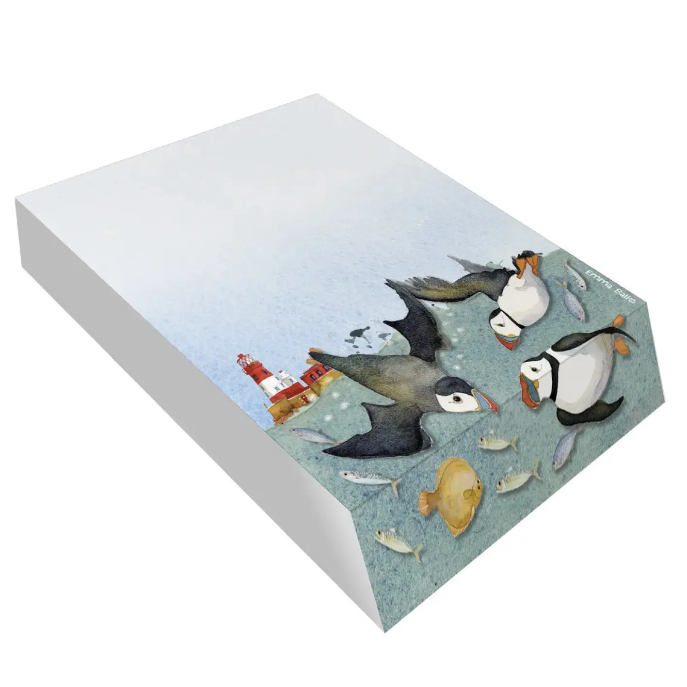Emma Ball Diving Puffins Slant Pad