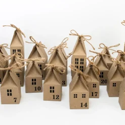 Seasonal DIY Advent Calendar Houses Kit