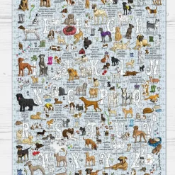 GB Jigsaws Ltd Dogs A-Z 1000 Piece Jigsaw Puzzle