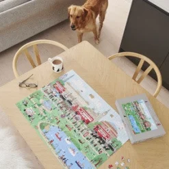 Sweet William Dog Walkers of London Jigsaw Puzzle