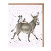 Wrendale Designs 'Donkey Ride' Greetings Card