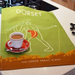 Town Towels Dorset - The Cerne Abbas Giant Tea Towel